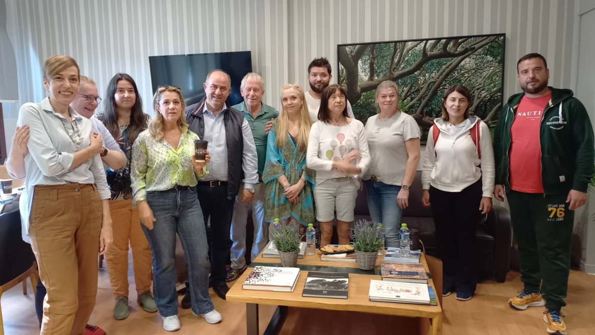 Συνάντηση του Δημάρχου Βαγγέλη Γερολιόλιου με τουριστικούς πράκτορες και δημοσιογράφο τουρισμού από την κεντρική Ευρώπη