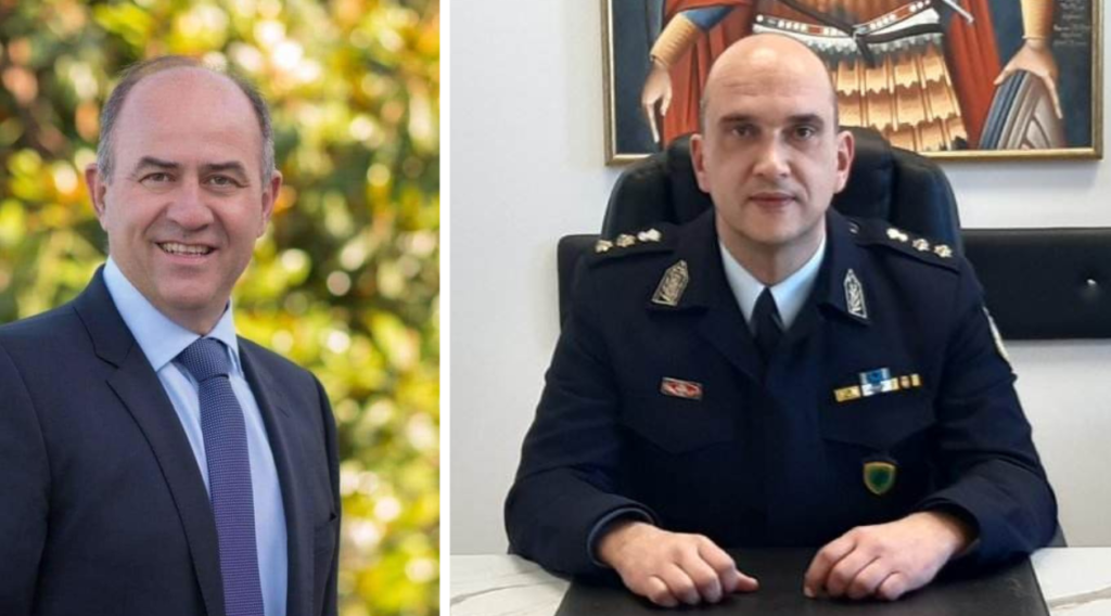 Συγχαρητήριο μήνυμα του Δημάρχου Βαγγέλη Γερολιόλιου στο νέο Διευθυντή της Διεύθυνσης Αστυνομίας Πιερίας Γεώργιο Κουκουσέλα με καταγωγή από τη Λεπτοκαρυά